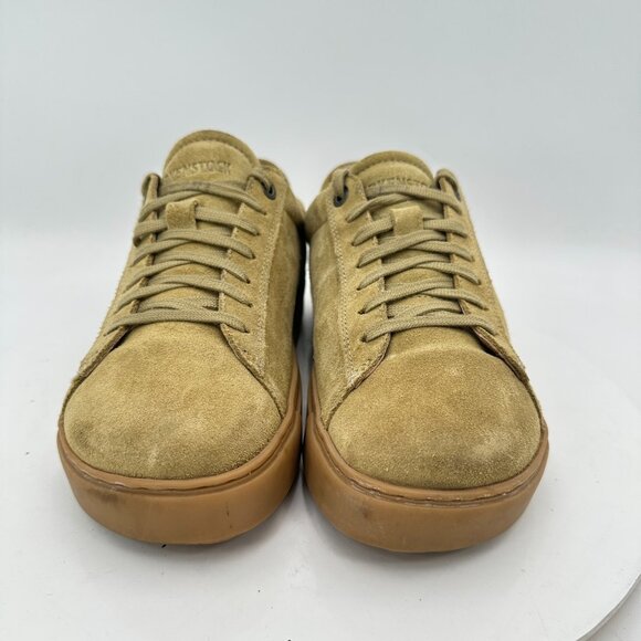 Birkenstock Bend Low Women Size 5 Mustard Suede Gum Sole Lace Up Low Top Shoes - Picture 2 of 11